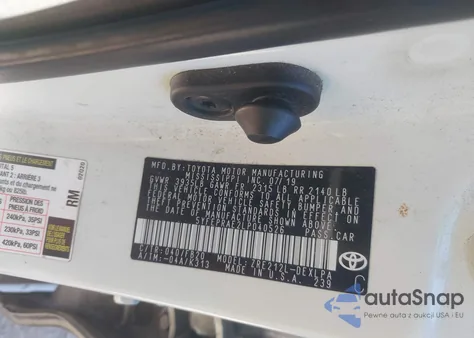 2020 Toyota Corolla Le from USA, damaged, VIN 5YFEPRAE2LP040526